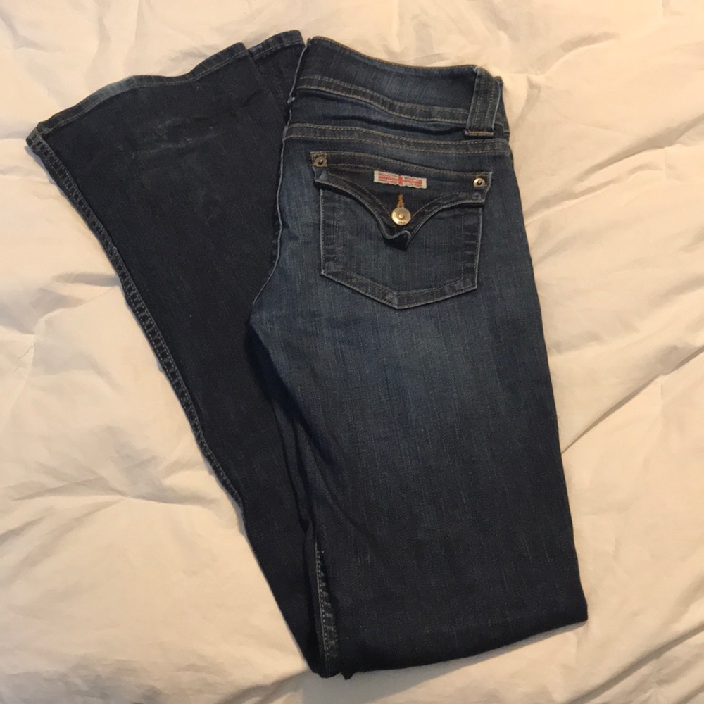Hudson dark flare jeans